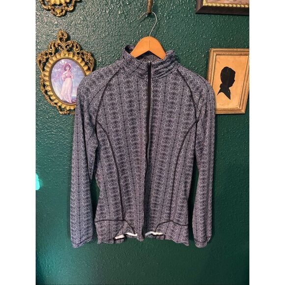 Peter Millar Jackets & Blazers - Peter Millar Full Zip Jacket Black Womens Size Large  UPF 50+ Long Sleeve